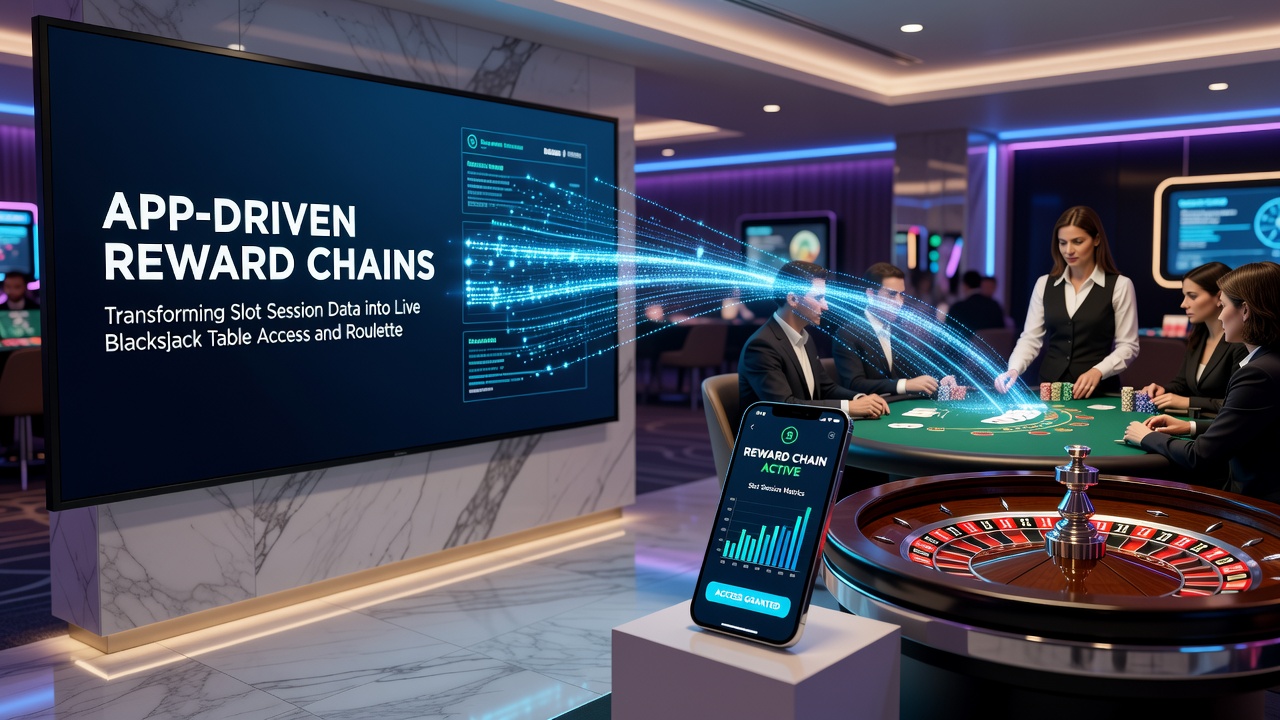 Live dealer blackjack and roulette tables accessible through mobile reward chain notifications