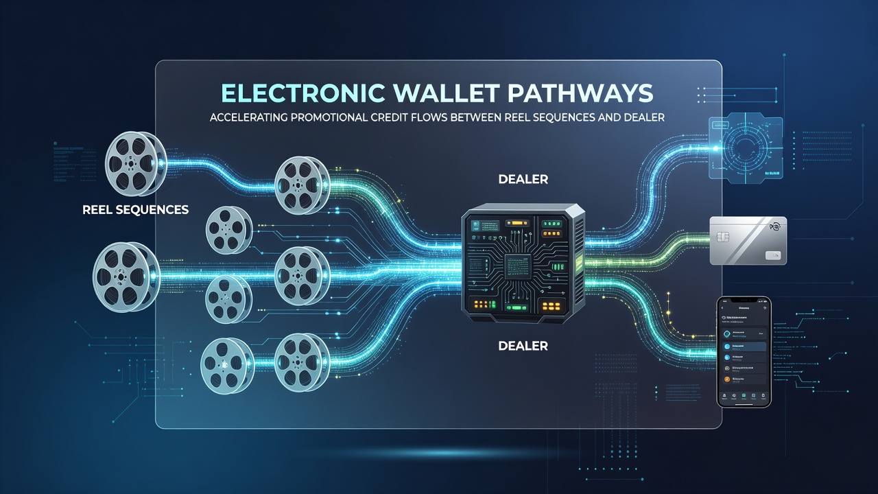 Smartphone screen displaying real-time credit movement from slot bonus to roulette table via electronic wallet