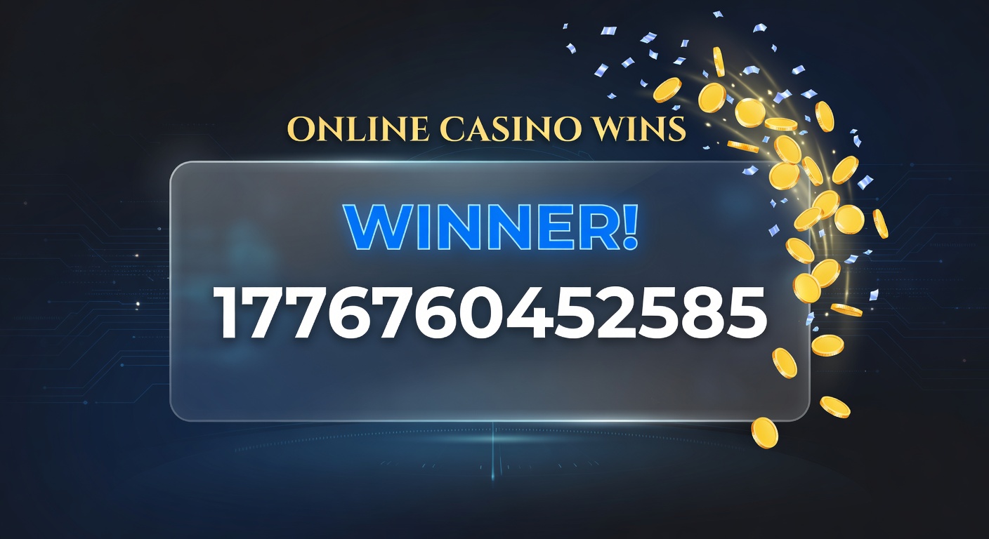 A thrilled player checking their screen after hitting a massive online slot jackpot, coins and lights exploding in celebration